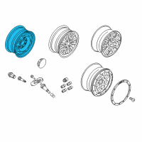 OEM 2011 Ford F-150 Wheel, Spare Diagram - BL3Z-1007-F