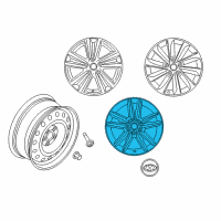 OEM 2017 Hyundai Sonata 18 Inch Wheel Diagram - 52910-C2430