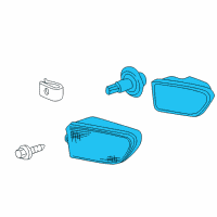 OEM 2002 BMW Z3 Fog Lights, Left Diagram - 63-17-8-377-941