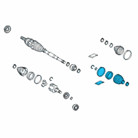 OEM 2021 Lexus UX200 Boot Kit, FR Drive S Diagram - 04438-10120