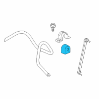 OEM 2009 Chevrolet Equinox Stabilizer Bar Insulator Diagram - 25873502