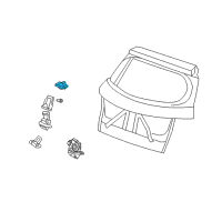 OEM 2010 Acura RDX Switch Assembly, Tailgate Opener Diagram - 74810-TL4-G01