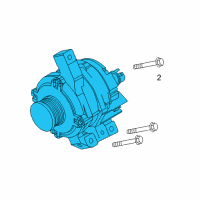 OEM 2012 Ford Edge Alternator Diagram - CT4Z-10346-A