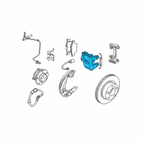 OEM 2006 BMW 325xi Brake Caliper Right Diagram - 34-11-6-769-092