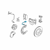 OEM BMW 335is Brake Pad Wear Sensor Diagram - 34-35-6-792-560