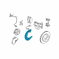 OEM BMW 335is Protection Plate Right Diagram - 34-10-6-780-216
