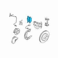 OEM 2008 BMW 335i Front Brake Pad Set Diagram - 34-11-6-771-868