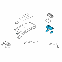 OEM Nissan Versa Lamp Assembly Map Diagram - 26430-EL02A