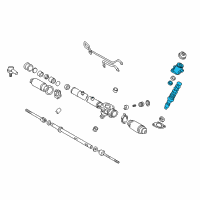 OEM 2003 Toyota Sienna Pinion Valve Diagram - 44210-08020