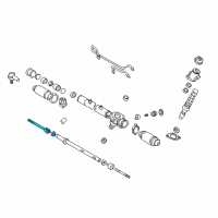 OEM Toyota Solara Inner Tie Rod Diagram - 45503-39135