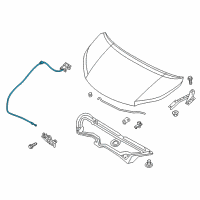 OEM 2018 Chevrolet City Express Release Cable Diagram - 19317414
