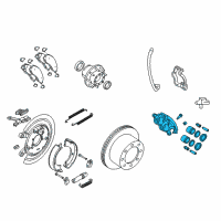 OEM 2012 Ram 3500 CALIPER-Disc Brake Diagram - 68049155AB