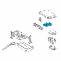 OEM Toyota Tacoma Fuse Box Diagram - 82620-04010