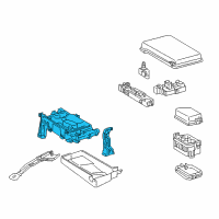 OEM Toyota Fuse & Relay Box Diagram - 82760-04010