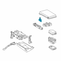 OEM 2019 Toyota Tacoma Fuse Box Diagram - 82620-04030