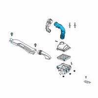 OEM 2020 Lincoln Corsair HOSE - AIR Diagram - LX6Z-9B659-K