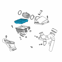 OEM 2020 Acura RLX Air Filter Diagram - 17220-R9P-A01