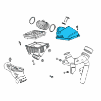 OEM 2020 Acura RLX Cover, Air Cleaner Diagram - 17211-R9P-A01