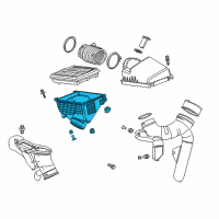 OEM 2020 Acura RLX Case Set, Air Cleaner Diagram - 17201-R9P-A01