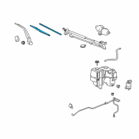 OEM Hummer H3 Front Blade Diagram - 10389563