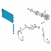 OEM Hyundai Elantra Condenser Assembly-Cooler Diagram - 97606-3X601