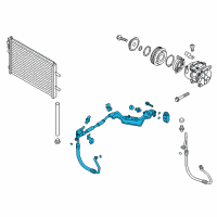 OEM 2013 Hyundai Elantra Coupe Tube Assembly-Suction & Liquid Diagram - 97775-3X100