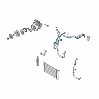 OEM Hyundai Santa Fe Tube Assembly-Liquid Diagram - 97767-1U100