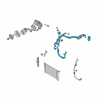 OEM 2011 Hyundai Santa Fe Hose & Tube Assembly Diagram - 97759-1U100