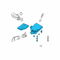 OEM 2008 BMW 650i Intake Silencer Diagram - 13-71-7-567-203