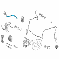 OEM 2015 Ford Expedition Brake Hose Diagram - DL1Z-2078-A
