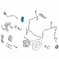 OEM 2016 Ford Expedition Front Pads Diagram - FL1Z-2001-E