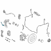 OEM 2009 Ford Expedition Front Speed Sensor Diagram - 7L1Z-2C204-F