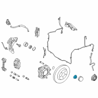 OEM 2013 Ford Expedition Axle Nut Diagram - -N802827-S100