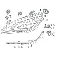 OEM Chrysler Pacifica Screw Diagram - 6509167AA