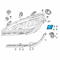 OEM 2020 Chrysler Voyager ECU-Led HEADLAMP Diagram - 68329858AA