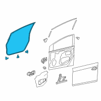 OEM 2015 Toyota Prius Surround Weatherstrip Diagram - 67861-47030
