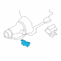 OEM 2018 Cadillac Escalade Transmission Mount Diagram - 23242576