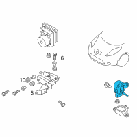 OEM 2016 Nissan Leaf Sensor-Assembly-Brake Stroke Diagram - 47920-3NA0A