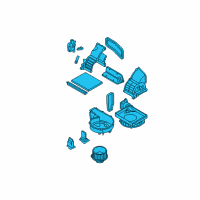 OEM 2012 Hyundai Elantra Blower Unit Diagram - 97206-2L000