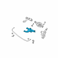 OEM 2008 Nissan Armada Link Complete-Rear Suspension Lower, Front Diagram - 551A0-ZQ00A