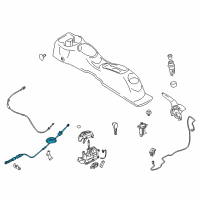 OEM 2016 Nissan Versa Control Cable Assembly Diagram - 34935-3VY0A