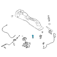 OEM Nissan Versa Knob Assembly-Control Lever Auto Diagram - 34910-1HK1C