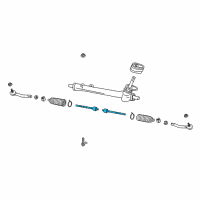 OEM Nissan Leaf Socket Kit-Tie Rod, Inner Diagram - 48521-3SG1A