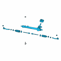 OEM Nissan Leaf Gear & Linkage-Steering Diagram - 48001-5SA3A