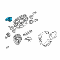 OEM BMW 745Li Dip-Dim Control Turn Signal Switch Diagram - 61-31-6-911-516