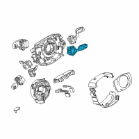 OEM BMW 745Li Wiper Switch Diagram - 61-31-6-959-987