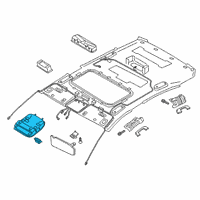 OEM Kia K900 LAMP ASSY-OVERHEAD C Diagram - 92810J6020AYK