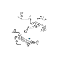 OEM Scion Suspension Crossmember Stopper Diagram - 52272-21030