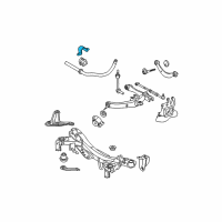 OEM 2006 Scion tC Stabilizer Bar Clamp Diagram - 48832-21010