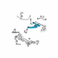 OEM 2005 Scion tC Lower Control Arm Diagram - 48720-21010